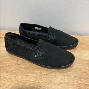 Vans women’s Classic Black slip one